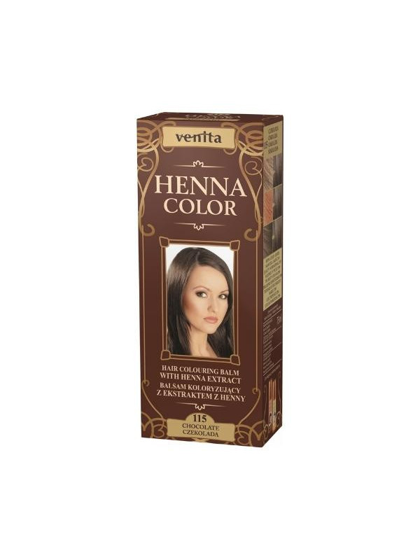 Venita Henna Color Balsam koloryzujący z ekstraktem z henny /115/ Czekolada 75 ml