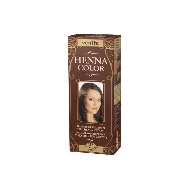 Venita Henna Color Balsam koloryzujący z ekstraktem z henny /115/ Czekolada 75 ml