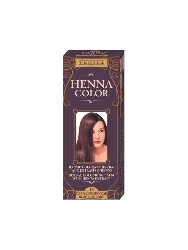 Venita Henna Color Coloring balm with henna extract /18/ Black Cherry 75 ml