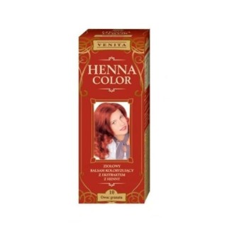 Venita Henna Color Coloring balm with henna extract /10/ Pomegranate fruit 75 ml