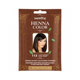 Venita Henna Color herbal Conditioner coloring with natural henna /113/ Light Brown 25 g