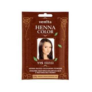 Venita Henna Color ziołowa Odżywka koloryzująca z naturalnej henny /115/ Czekolada 25 g