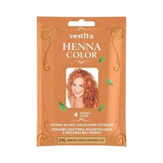 Venita Henna Color ziołowa Odżywka koloryzująca z naturalnej henny /4/ Henna Chna 25 g