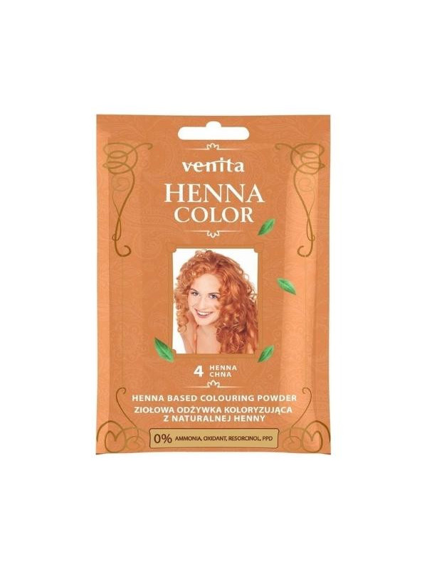 Venita Henna Color herbal Conditioner coloring with natural henna /4/ Henna Chna 25 g