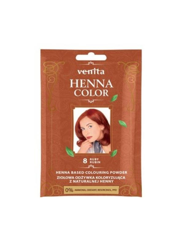 Venita Henna Color herbal Coloring conditioner with natural henna /8/ Rubin 25 g