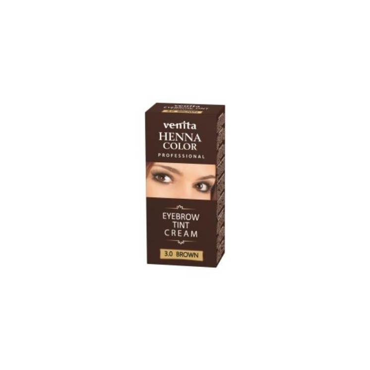 Venita Professional Henna Color Henna do brwi w kremie /4.0/ Brown 30 g