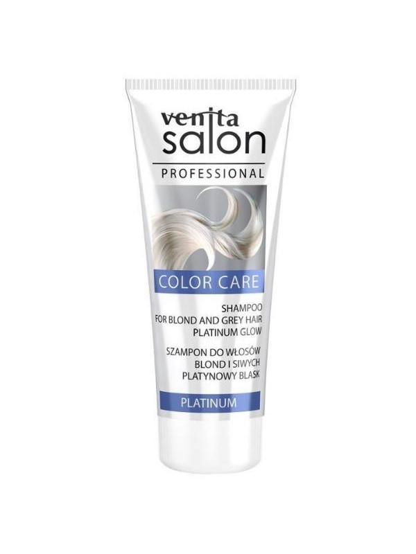 Venita Salon Professional Color Care shampoo for Blond and gray hair Platinum 200 ml