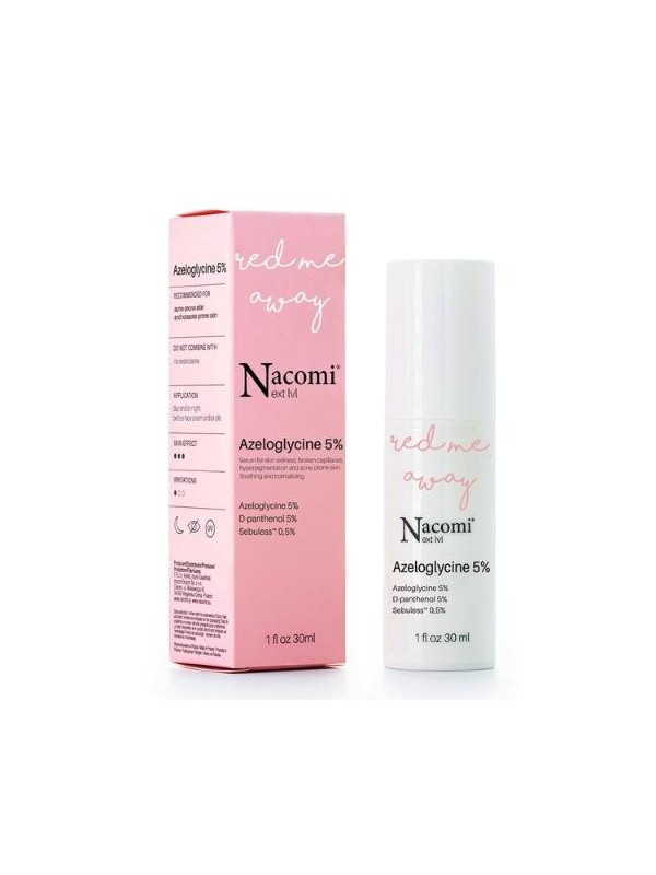 Nacomi Next Level Serum do twrzy do skóry naczynkowej Azeloglycine 5% 30 ml