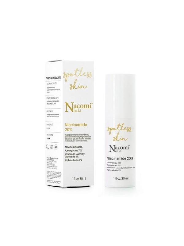 Nacomi Next Level punktowe Serum na przebarwienia Niacynamidy 20% 30 ml