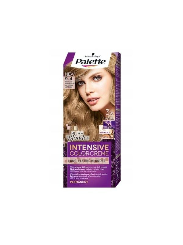 Schwarzkopf Palette Intensive Color Creme Farba do włosów /9-4/ Ekstra Jasny Waniliowy Blond