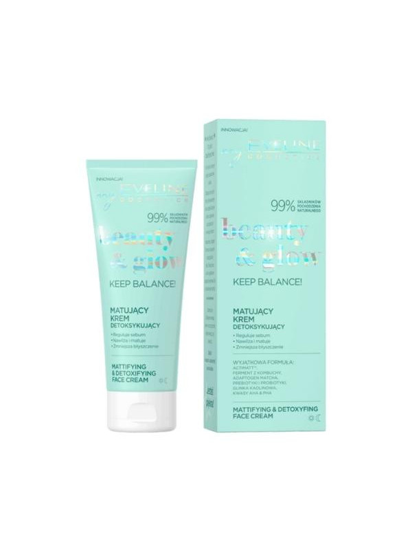 Eveline Beauty & Glow Keep Balance ! mattifying detoxifying face cream 50 ml