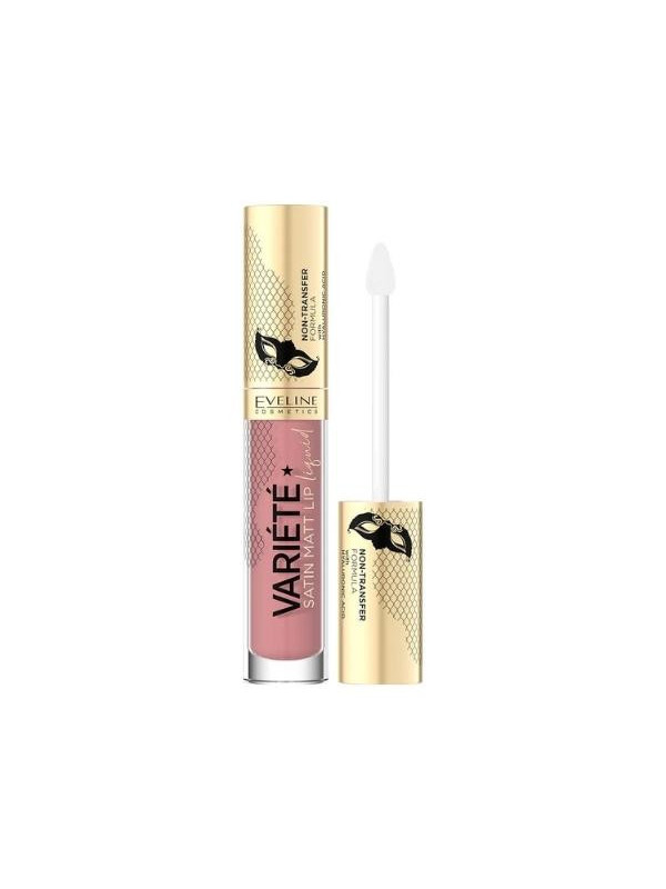 Eveline Variete Satin Liquid lipstick with hyaluronic acid /02/ Raspberry Cream 4,5 ml