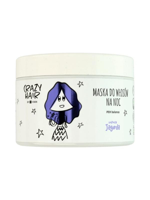 HiSkin Crazy Hair Hair mask for the night with the scent of Berries 300 ml