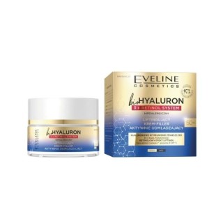 Eveline BioHyaluron 3x Retinol System 50+ liftingujący Krem-Filler aktywnie odmładzający 50 ml