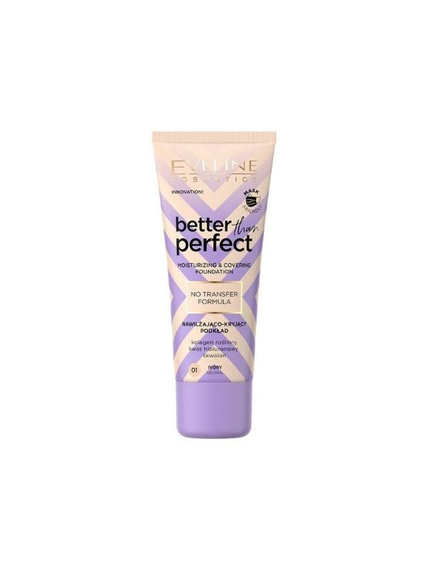 Eveline Better than Perfect moisturizing and covering foundation /01/ Ivory 30 ml