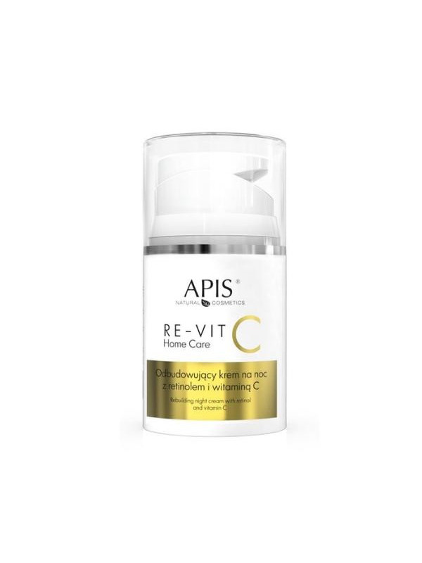 Apis Re-Vit C Home Care odbudowujący Krem do twarzy z Witaminą C na noc 50 ml