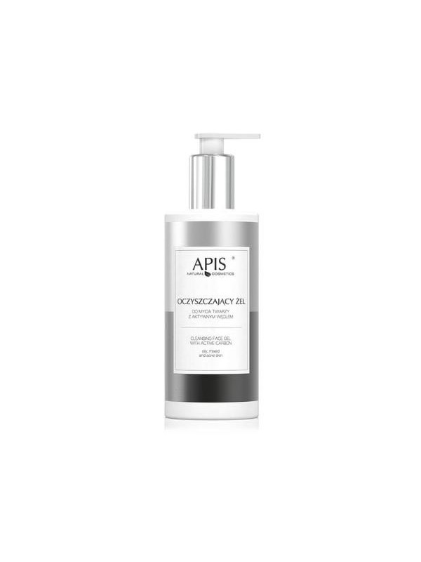 Apis Cleansing Face Wash Gel with Activated Carbon 300 ml