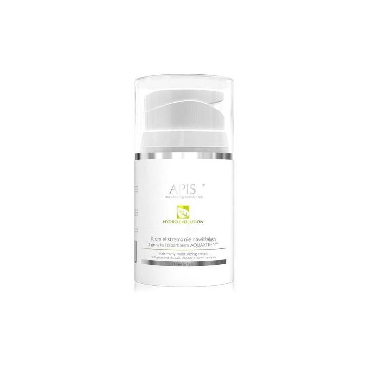Apis Hydro Evolution ekstremalnie nawilżający Krem do twarzy z gruszką i rabarbatem AQUAXTREME™ 50 ml