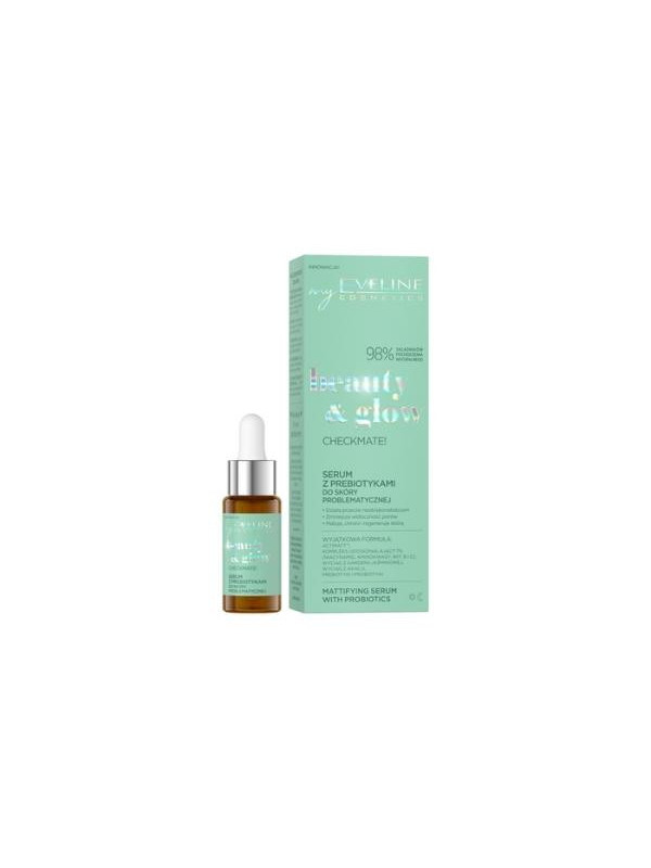 Eveline Beauty & Glow Checkmate! Serum with prebiotics for problematic skin 18 ml