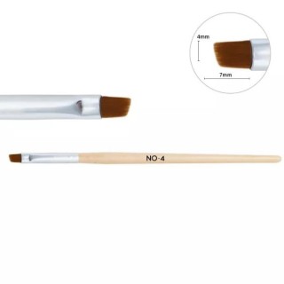 NeoNail Wooden brush for gel cut /4/ 1 piece