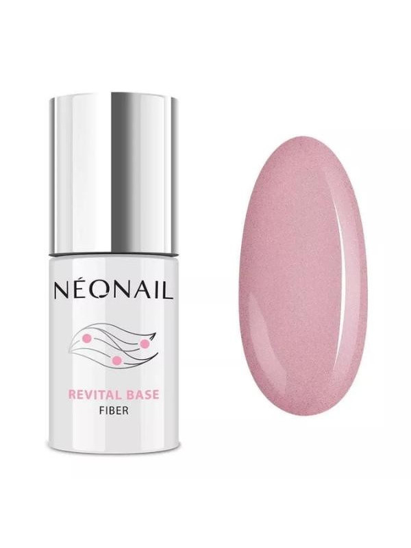 NeoNail Baza hybrydowa Revital Base Fiber Blinking Cover Pink 7,2 ml