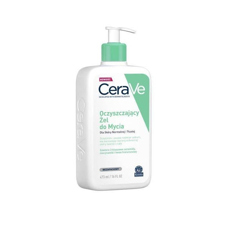 Cerave Cleansing Gel for washing normal and oily skin 473 ml