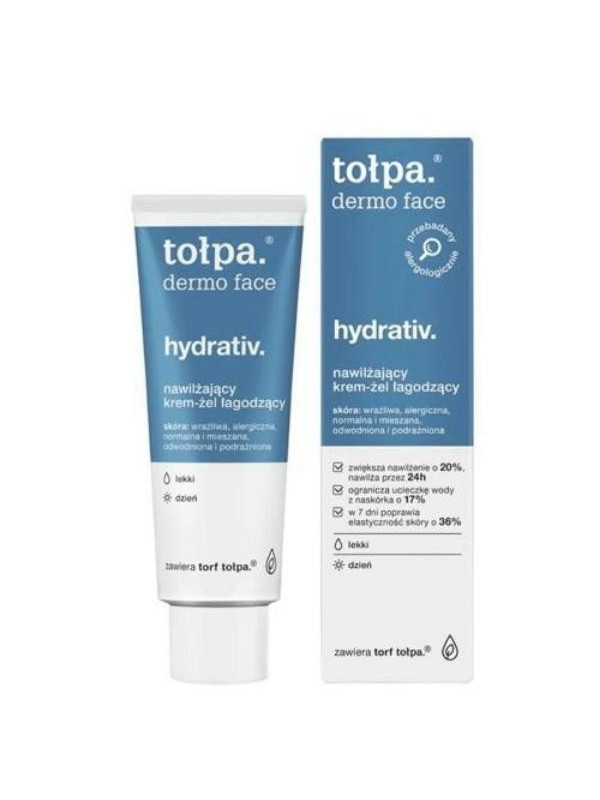 Tołpa Dermo Face Hydrativ. nawilżający Krem do twarzy BB hialuronowy na dzień SPF30 40 ml