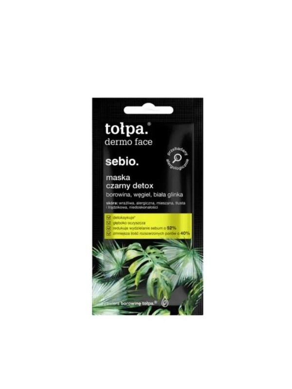 Tołpa Dermo Face Sebio. Face mask Black Detox 8 ml