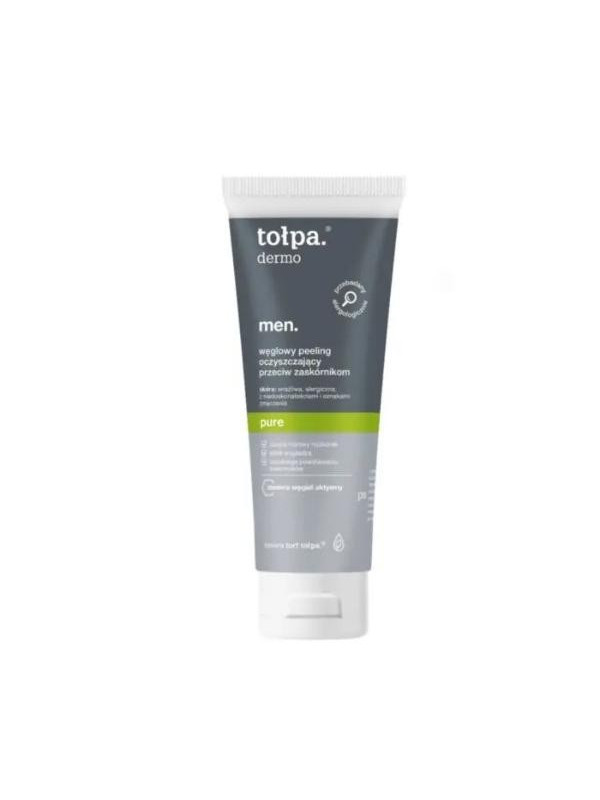 Tołpa Dermo Men. Pure. węglowy Peeling oczyszczający przeciw zaskórnikom