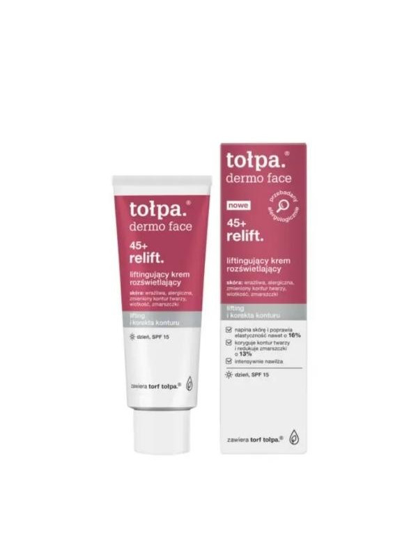 Tołpa Face 45+ Relift. lifting face cream for the day SPF15