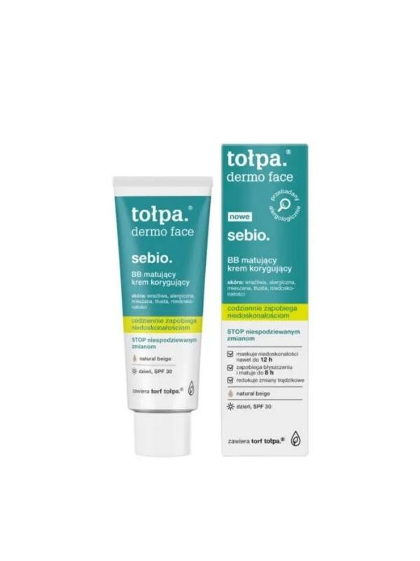 Tołpa Dermo Face Sebio. BB mattifying corrective face cream