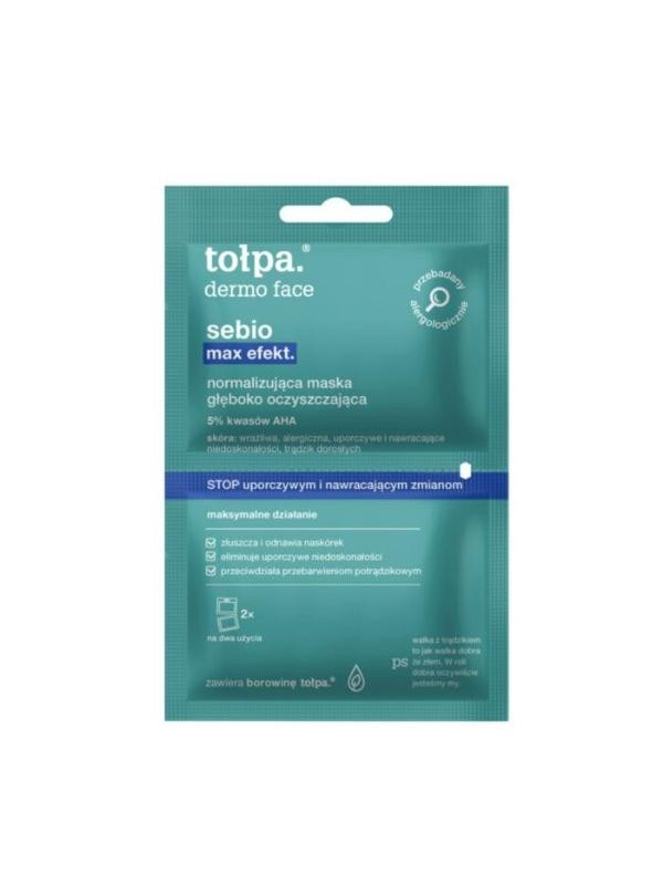 Tołpa Dermo Face Sebio normalizing Deep cleansing mask