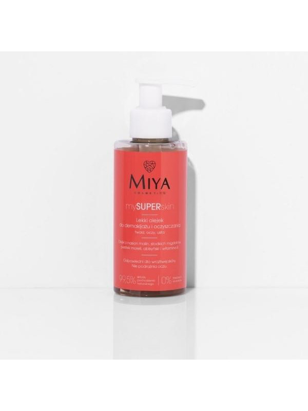 Miya Cosmetics mySUPERskin light Oil for removing makeup and cleansing