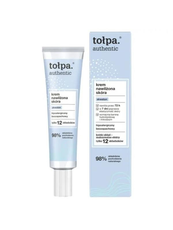 Tołpa Authentic Face cream moisturized skin