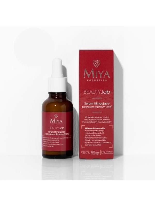 Miya Cosmetics Lifting Serum with vegetable retinol 2. 5 %