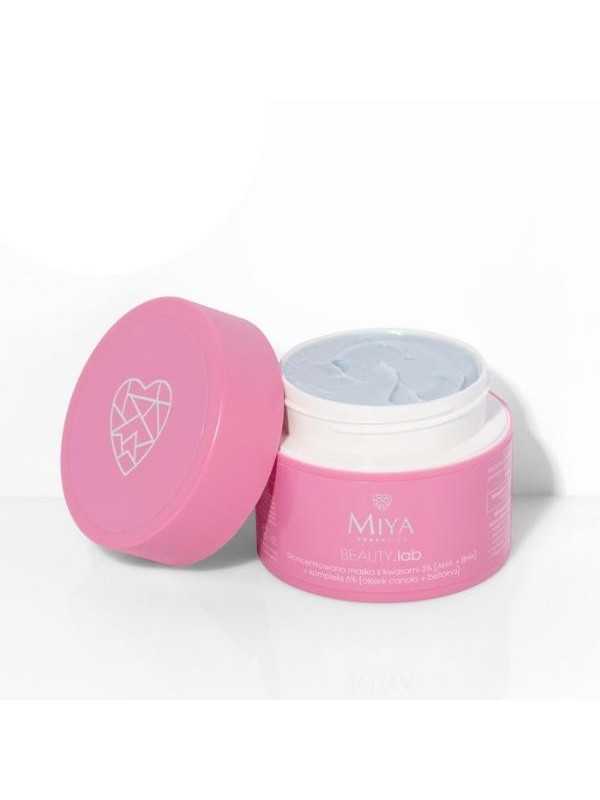 Miya Cosmetics BEAUTY mask with aha + bha acids 3% for the face