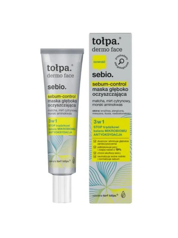 TOŁPA DERMO FACE SEBIO deeply cleansing face mask