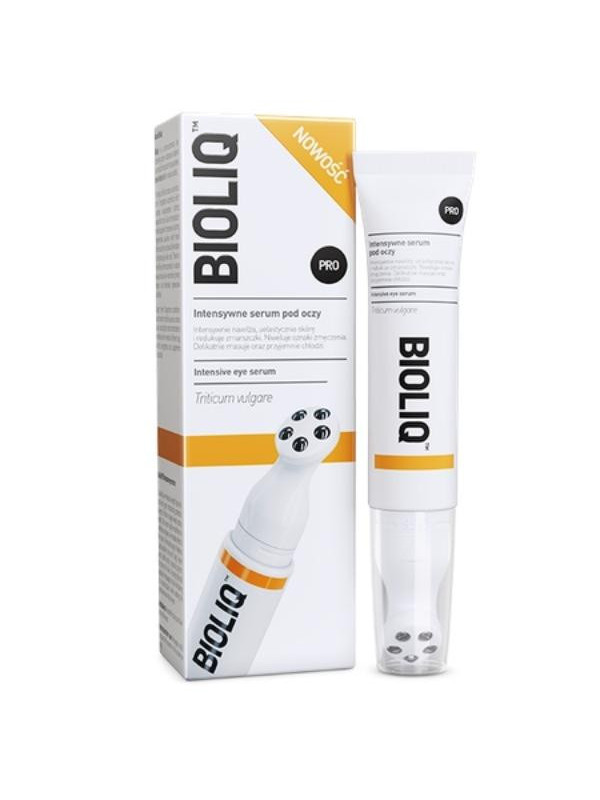 Bioliq Pro eye serum with an applicator with metal balls