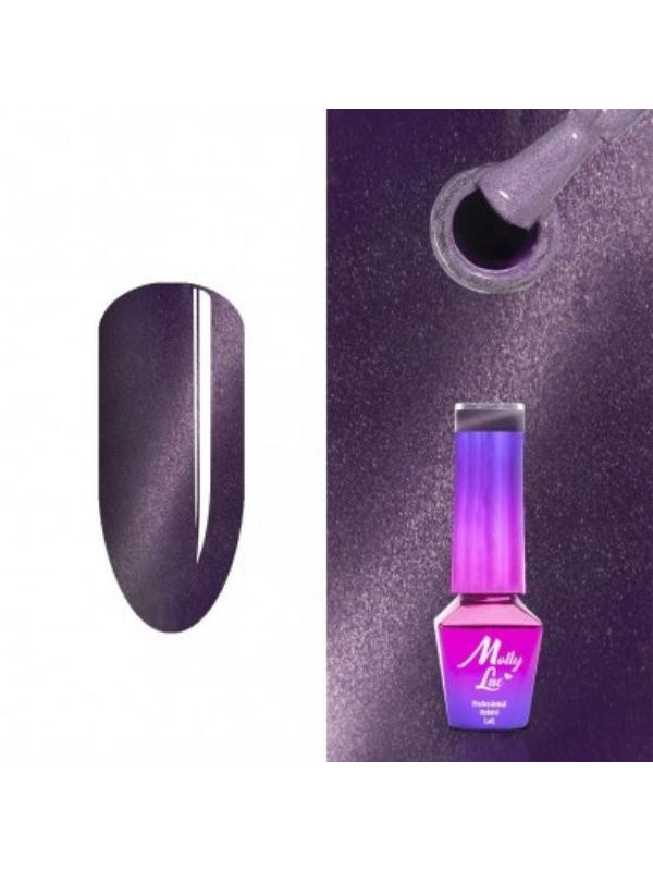 MollyLac /185/ Cat Eye Timeless Hybrid Lacquer Hide Away 5 ml