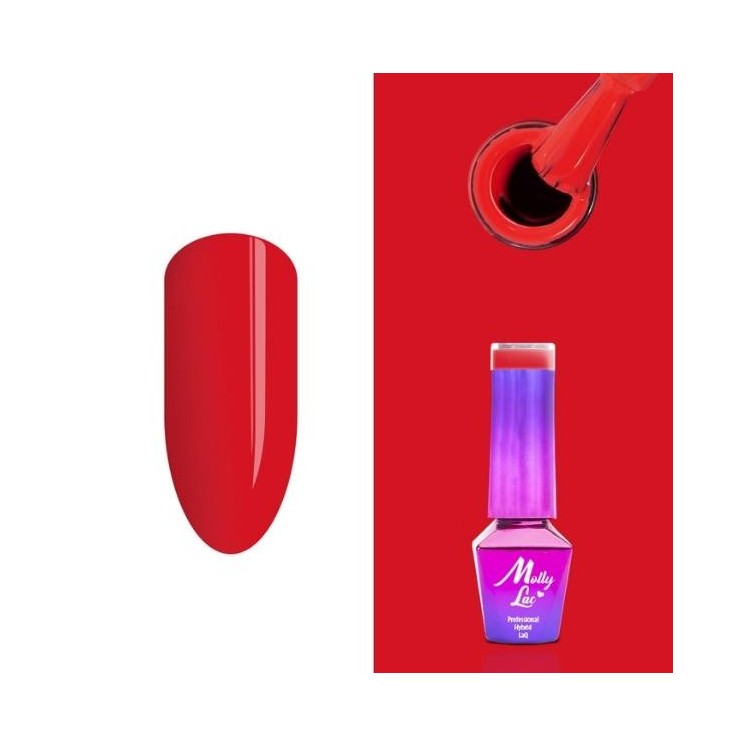MollyLac /7/ Glamour Women Ferarri Hybrid Varnish 5 ml