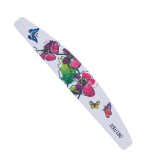 MollyLac Bezpieczny Pakiet Nail file 100/180 butterfly boat 1pc