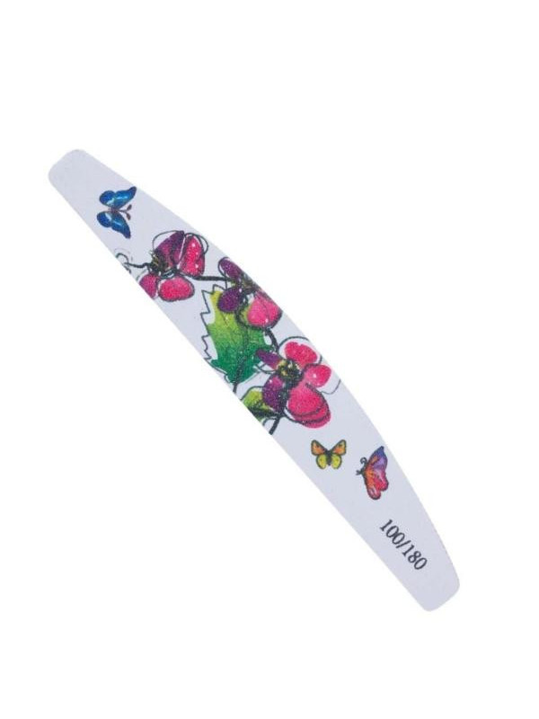 MollyLac Bezpieczny Pakiet Nail file 100/180 butterfly boat 1pc