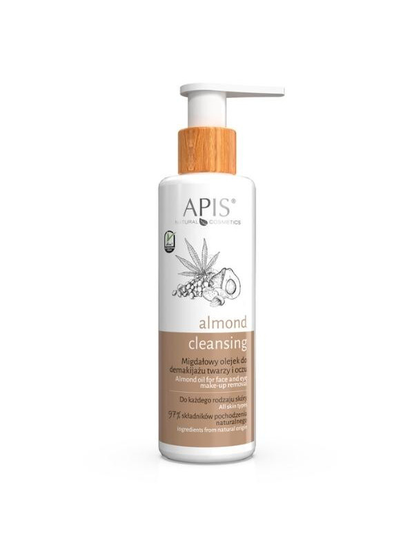 Apis Almond Cleansing almond Face and eye makeup remover oil