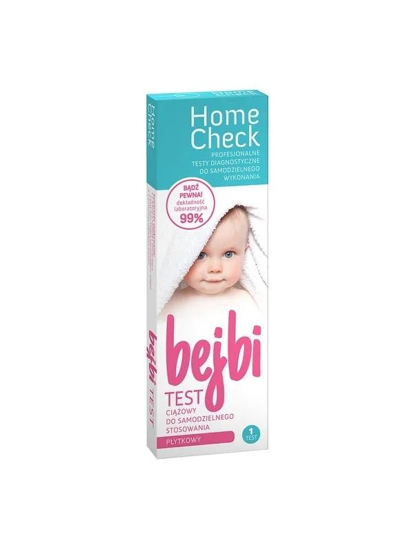 Bejbi Home Check Test ciążowy płytkowy 1 sztuka