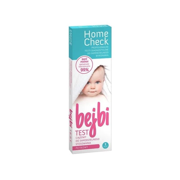 Bejbi Home Check Test ciążowy płytkowy 1 sztuka