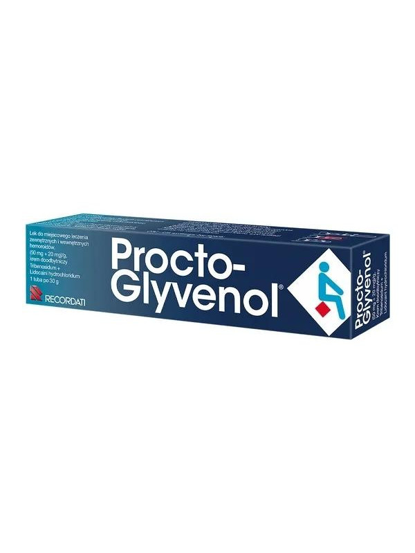 Procto-Glyvenol Krem doodbytniczy- hemoroidy 30 g