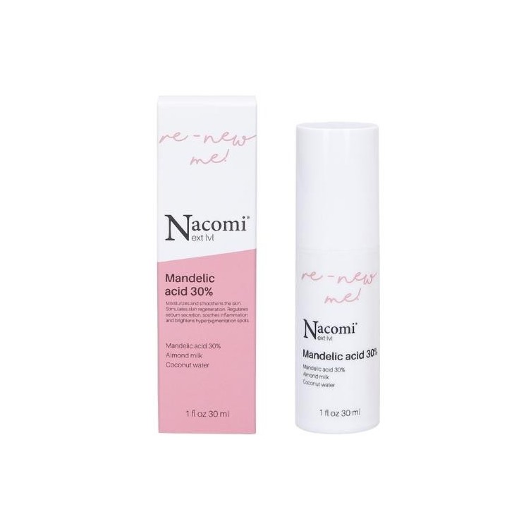 Nacomi Next Level peelingujące Serum do twarzy z kwasem migdałowym 30%