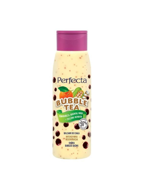 Perfecta Bubble Tea regenerujący Balsam do ciała Pomarańcza, Oriental Wood