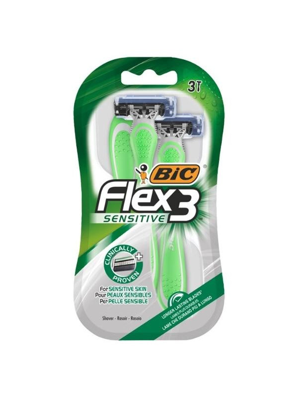 BIC Flex3 Sensitive Maszynka do golenia 3 sztuki