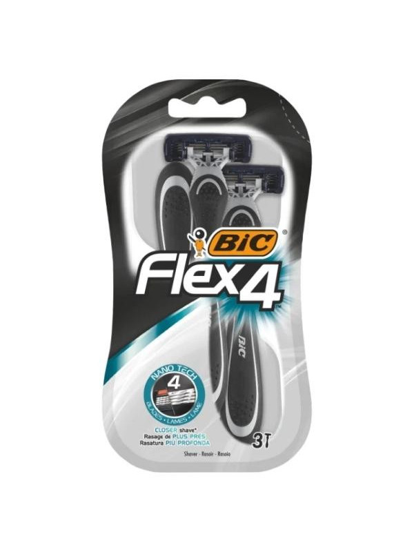 BIC Flex4 Razor 3 pieces